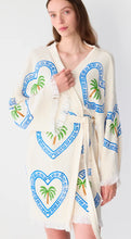 Load image into Gallery viewer, Cie Cie Midi Robe Natural Palm Trees