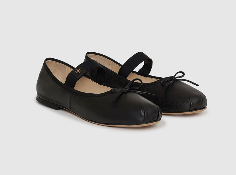 Anine Bing Jolie Flats Black – Deluxe Lorne