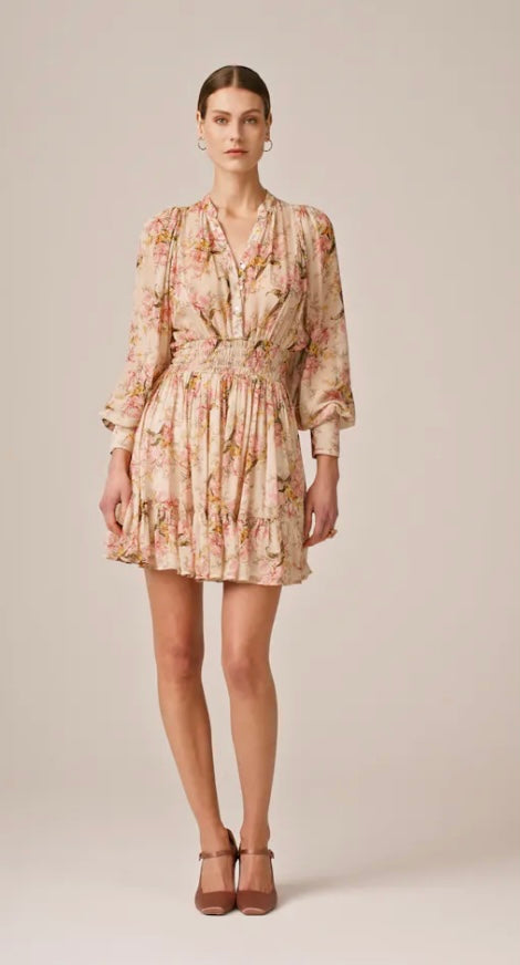 georgette mini dress Bytimo Georgette Mini Dress Vintage Lily