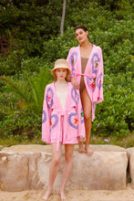 Load image into Gallery viewer, Cie Cie Midi Robe Orchid with Palm Tree Print