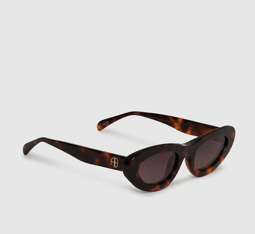 【関税込み】ANINE BING ブラック Roma サングラス ANINE BING Roma Sunglasses - Tortoise