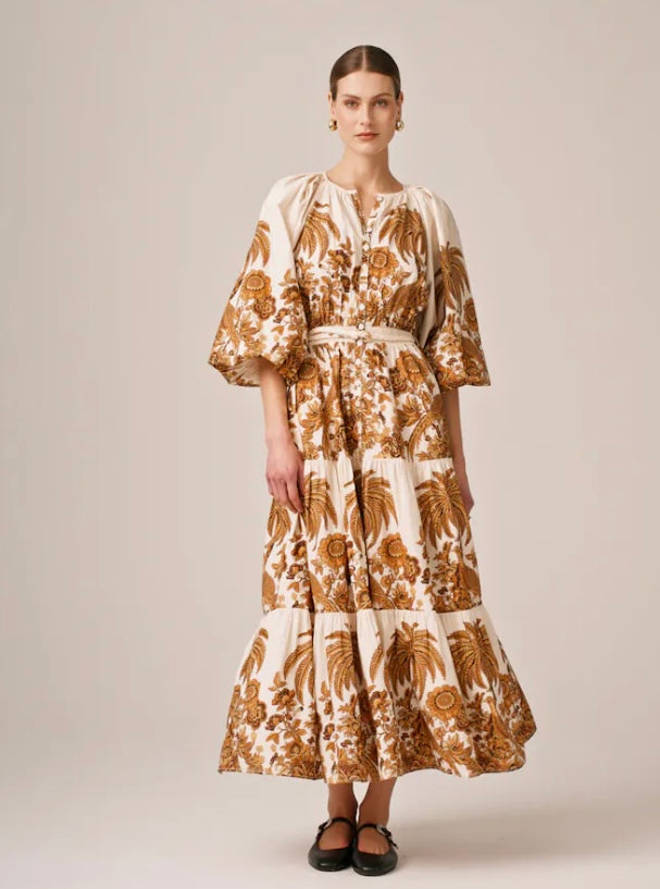 By Timo Poplin Maxi Dress Palm Springs