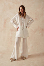 Load image into Gallery viewer, Estilo Emporio Carita Cover Up- Panna White Stripe