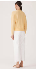 Load image into Gallery viewer, Cable cashmere button cardigan- Lemon