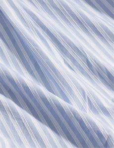 No Nationality - Colby Blue Stripe Shirt