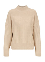 Load image into Gallery viewer, Morrison Oliver Merino Rib Pullover in Flax