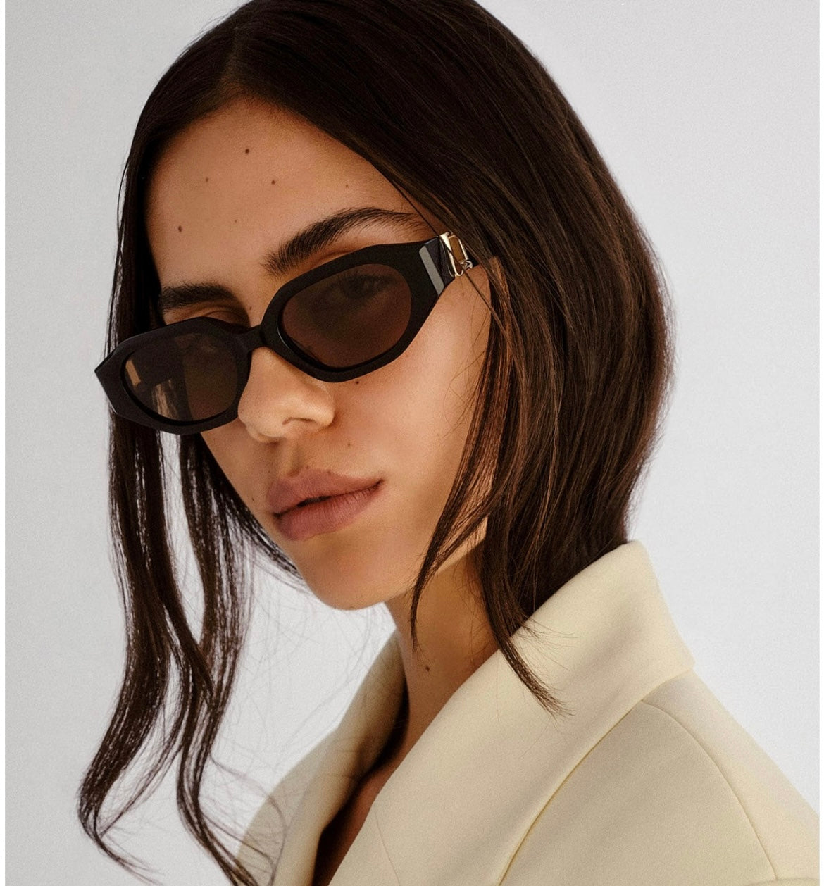 Luv Lou Freddie Sunglasses Black