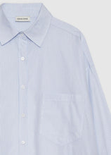 Load image into Gallery viewer, Anine Bing Chrissy Shirt Blue and White Stripe
