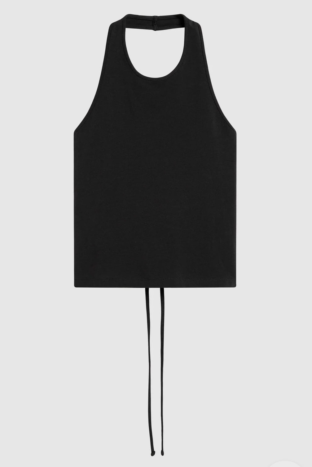St Agni Soft Jersey Halter top black