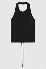 Load image into Gallery viewer, St Agni Soft Jersey Halter top black