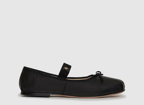 Anine Bing Jolie Flats Black