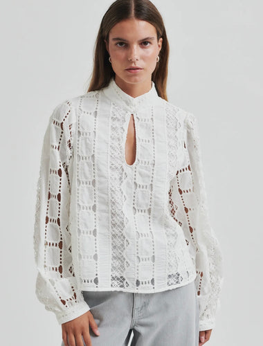 Second Female Milina Broderie blouse