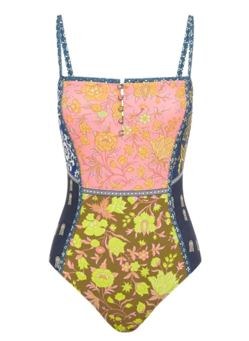 Boteh Florimonde Zoe One Piece - Indigo Patchwork