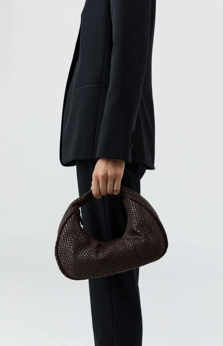 St Agni Lattice Weave Bon bon coffee