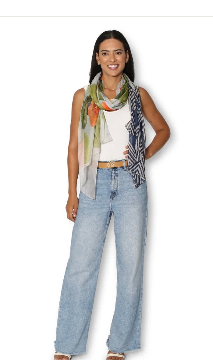 The Artists Label 'Spring Nasturtiums' Scarf