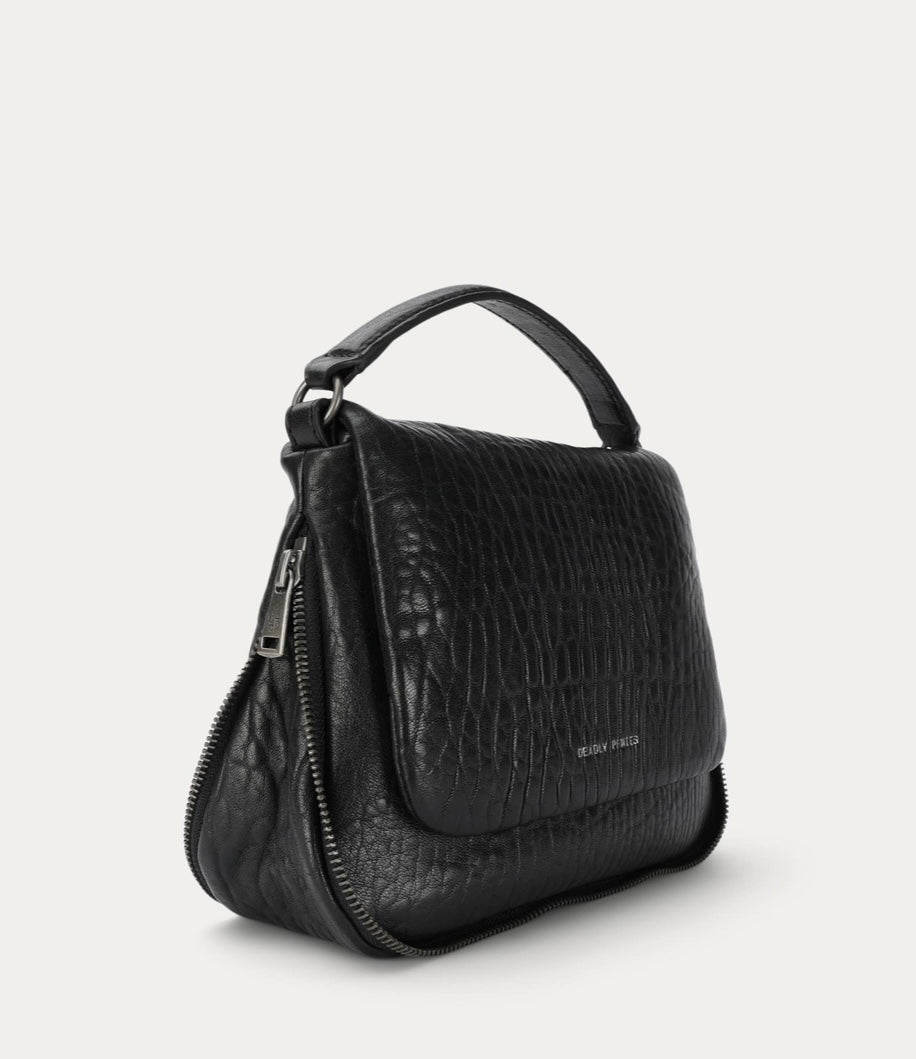 Deadly Ponies Mr Caiman Mini Bulle in Gunmetal