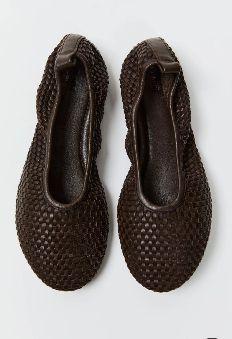 St Agni Lattice Weave Ballet flat Coffee