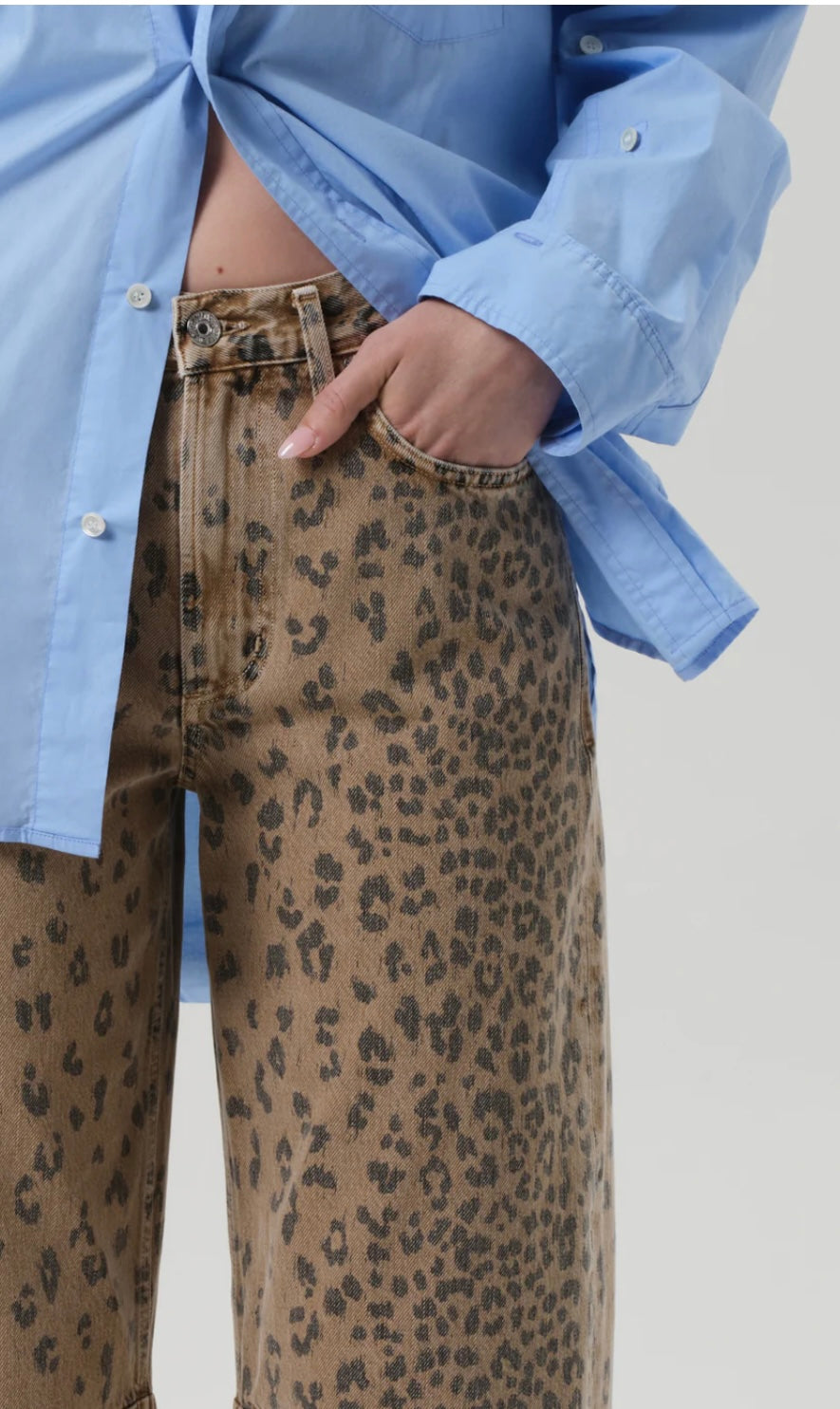 Citizens of Humanity Miro Relaxed Jean - Natural Cheetah