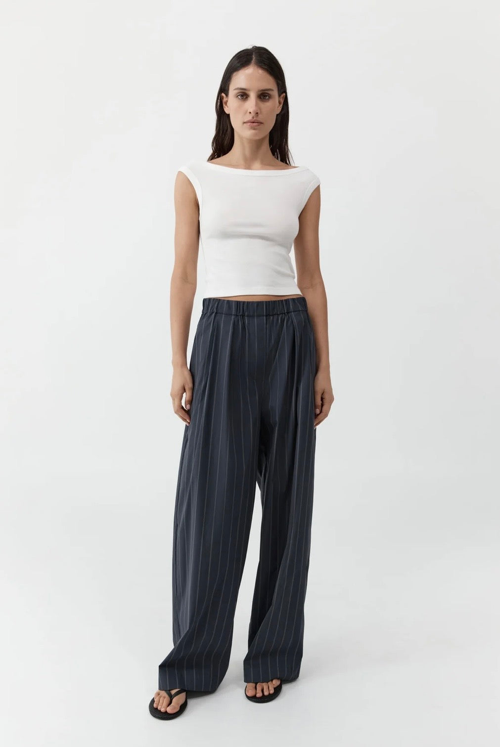 St Agni Stripe Relaxed Pants