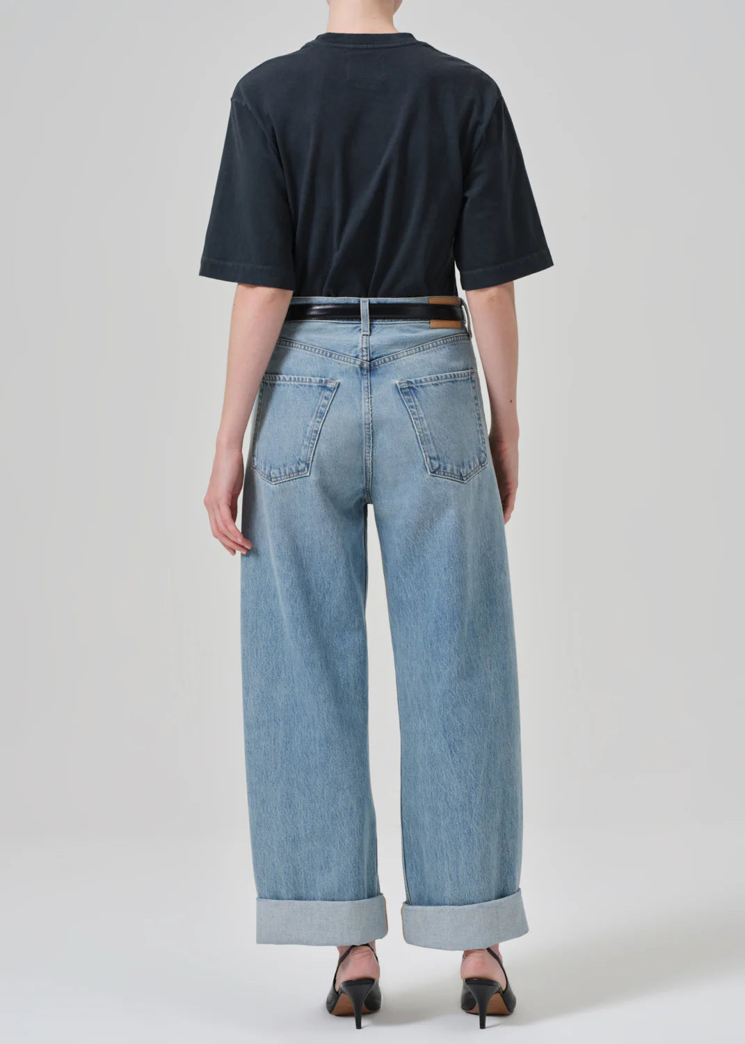 Citizens of Humanity Ayla Baggy Cuffed Crop in Skylights