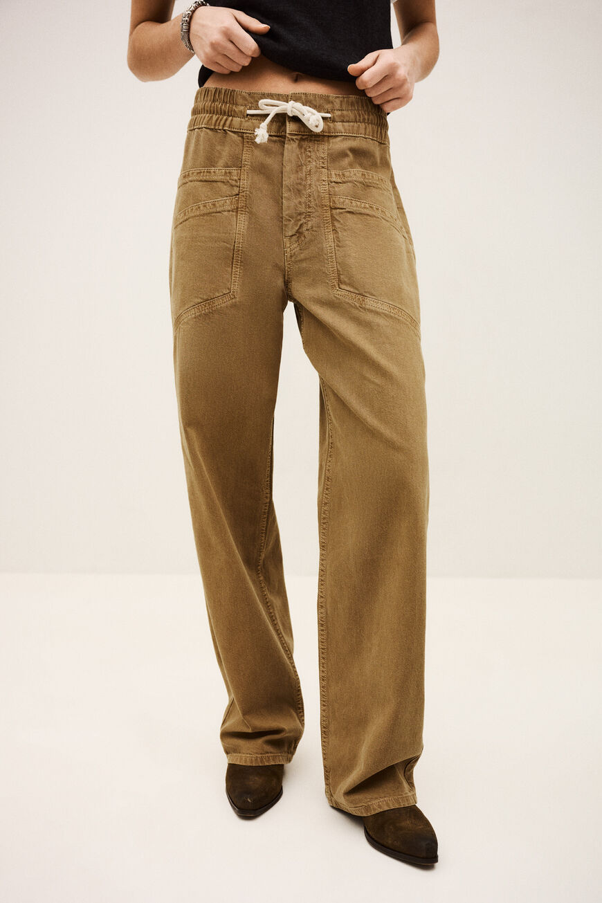 Ba&sh Firma Pants  Camel
