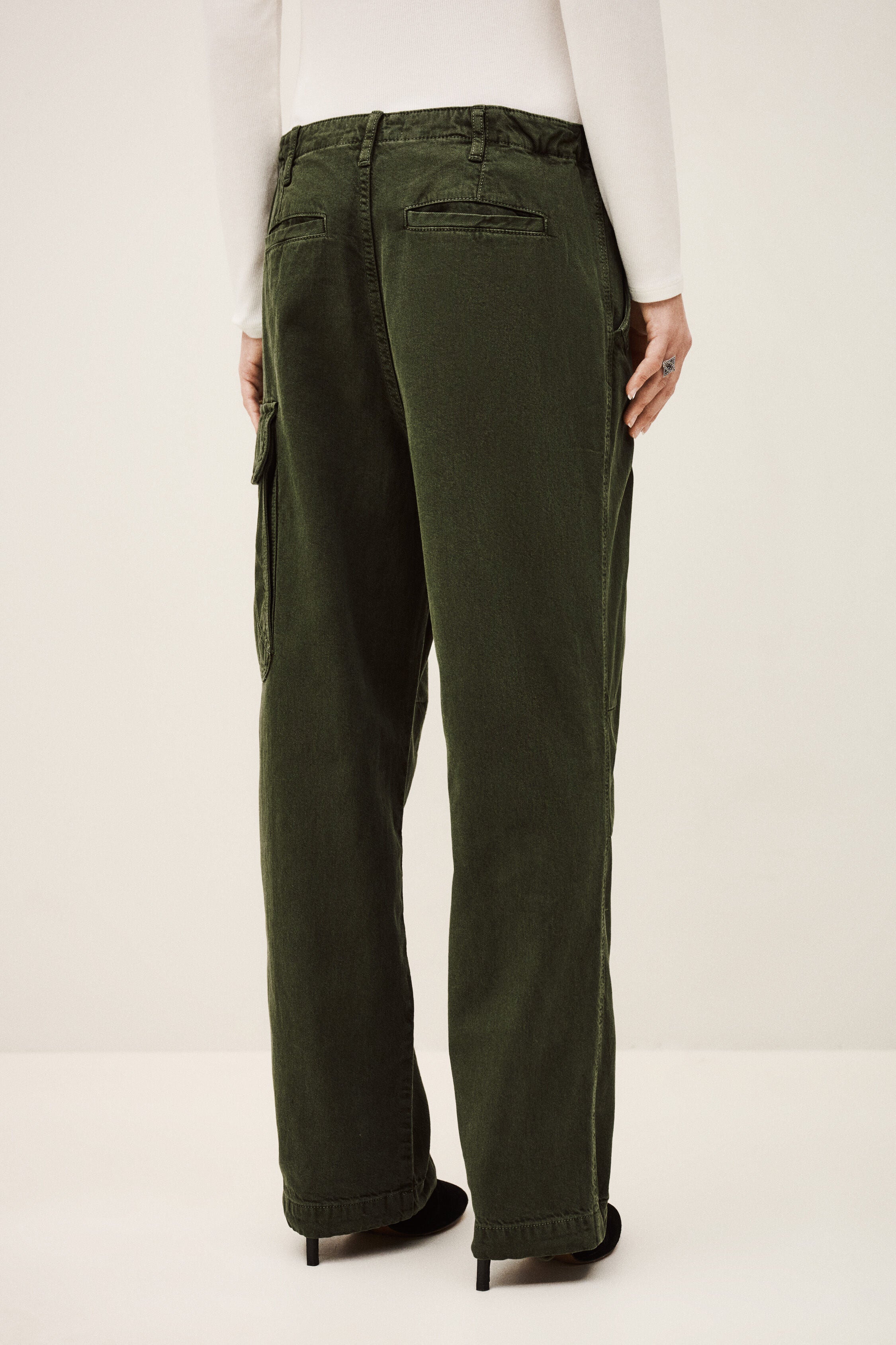 Ba&sh Fino Cargo Pant Khaki