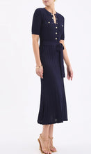 Load image into Gallery viewer, Rebecca Vallance Alice Knit Dress Navy