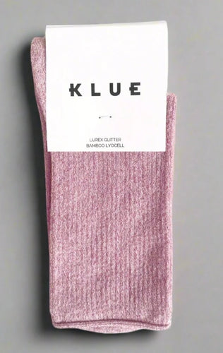 Klue Glitter socks in Pink