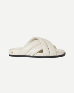 Anine Bing Lizzie Slides Ivory