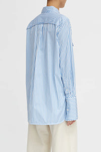 Lee Mathews Lyndon Shirt  Sky
