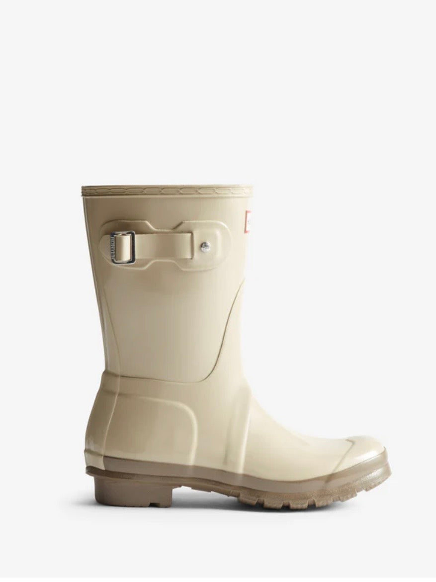 Hunter Short Gloss Boot Gravel/Kettle