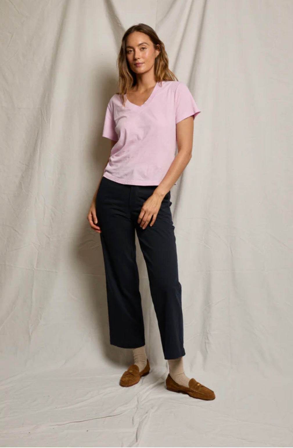 Perfect White Tee Hendrix Sugar Pink