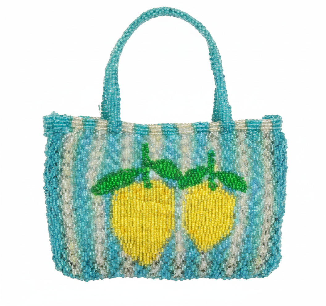 The Jacksons Tracy Bag Lemon Stripe