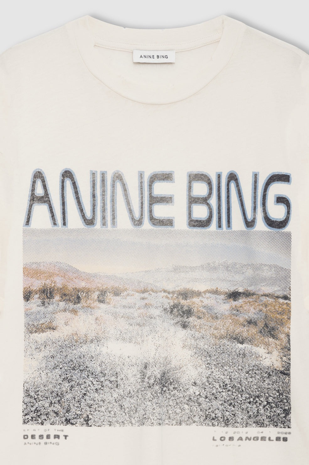 Anine Bing Cade Tee Wildflowers - Off White