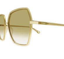 Load image into Gallery viewer, Chloé Franky Hexagonal beige Sunglasses