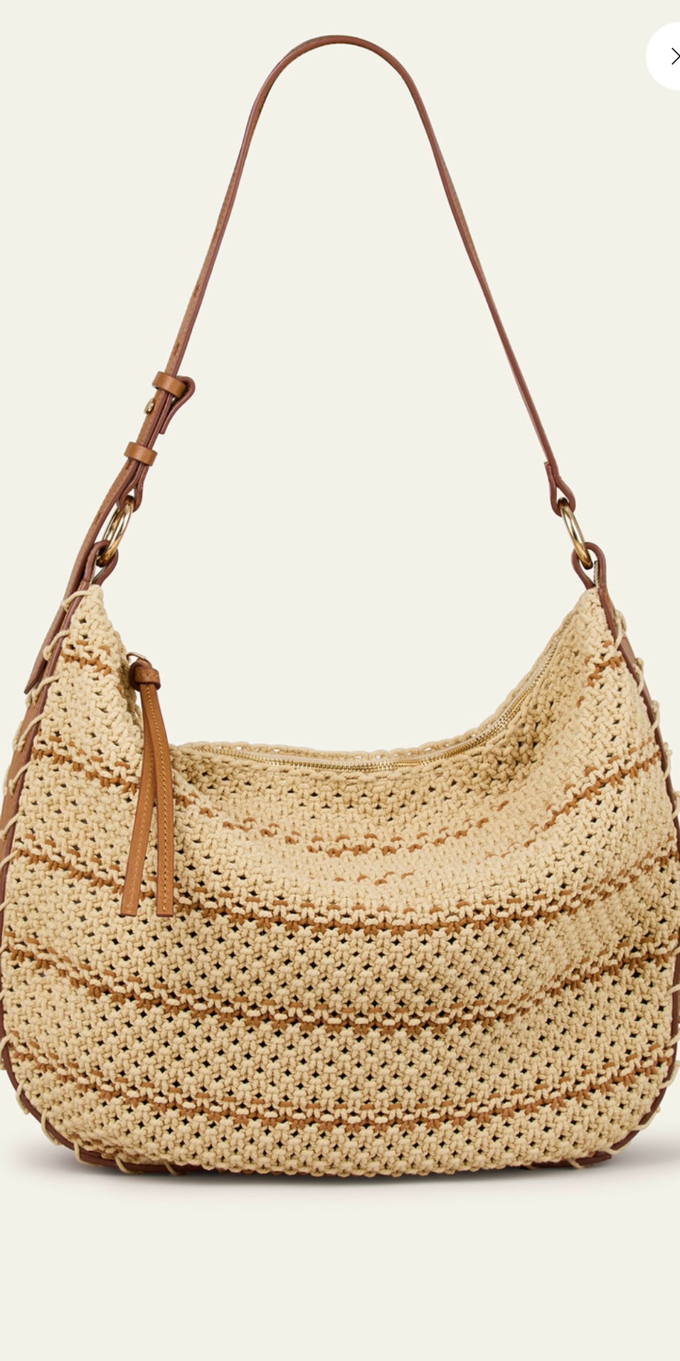 BA&SH Cognac Handbag