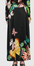 Load image into Gallery viewer, Leo Lin Camila Maxi Skirt - Papillon Print in Black