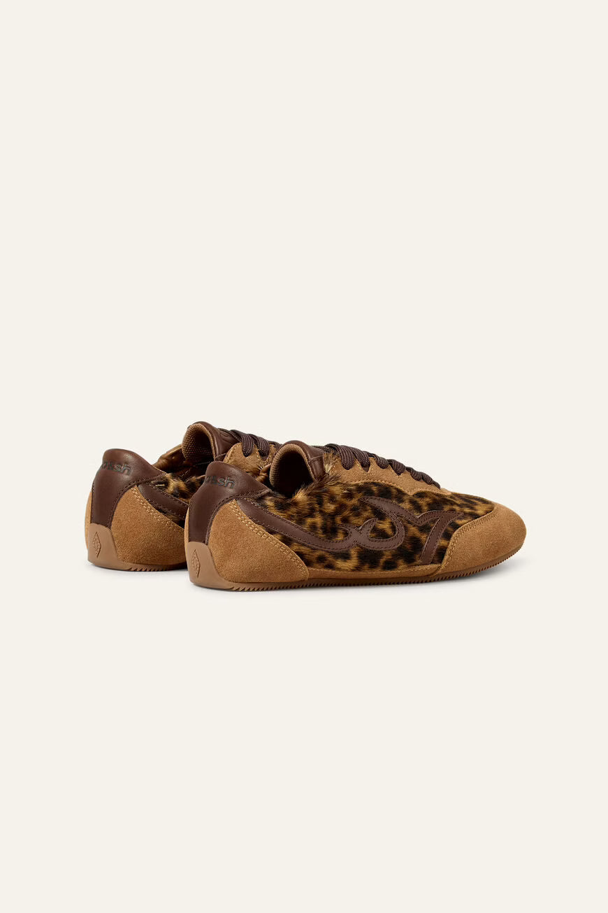 Ba&sh Celleste Soft Leather Trainers - Printed