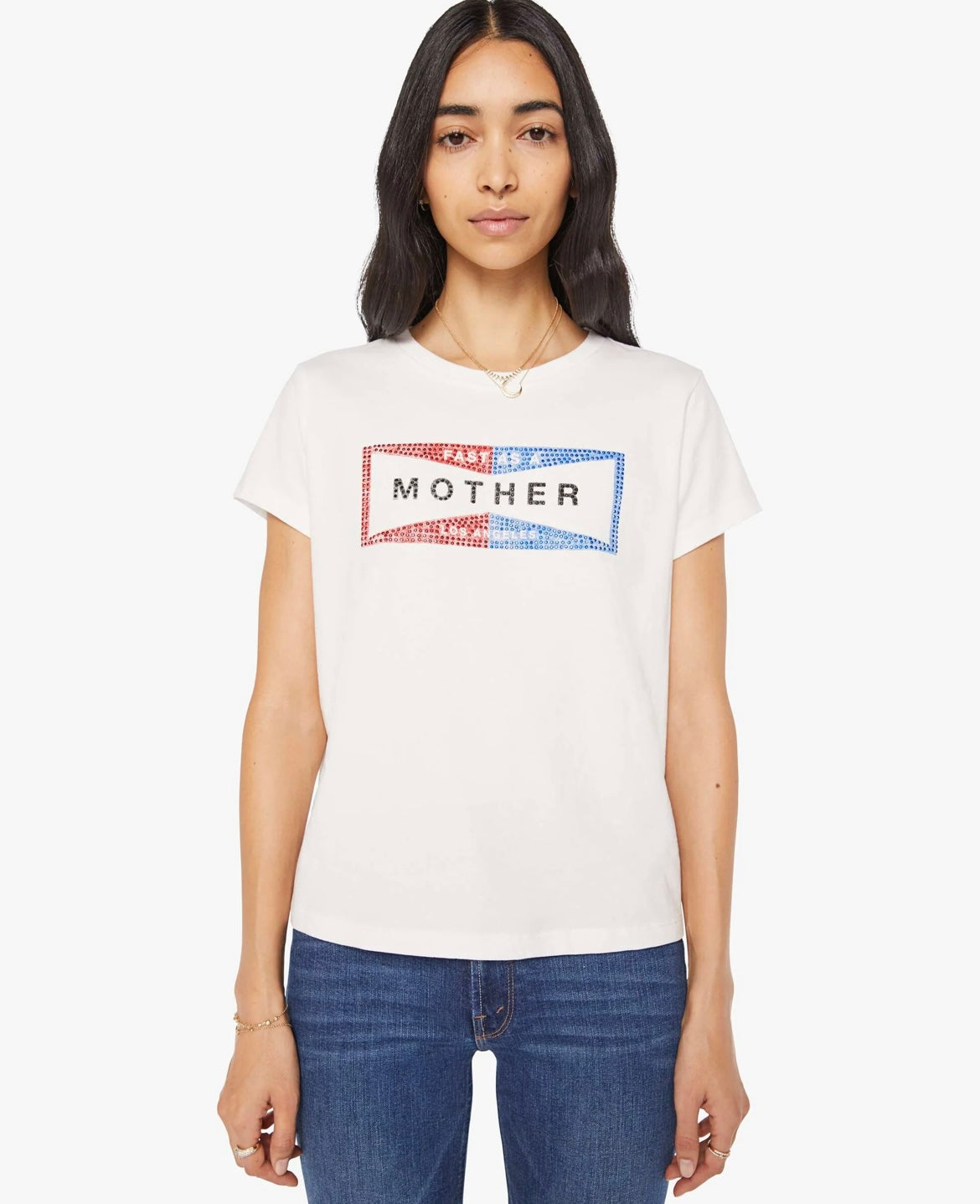 Mother Boxy ‘Goodie Goodie’ tee ‘ fluff fast as mother’