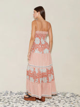 Load image into Gallery viewer, Boteh De Flore Shirred Maxi Dress