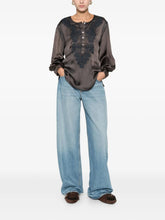 Load image into Gallery viewer, Maison Hotel Clotilde Blouse Mystic Green