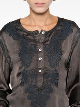 Load image into Gallery viewer, Maison Hotel Clotilde Blouse Mystic Green