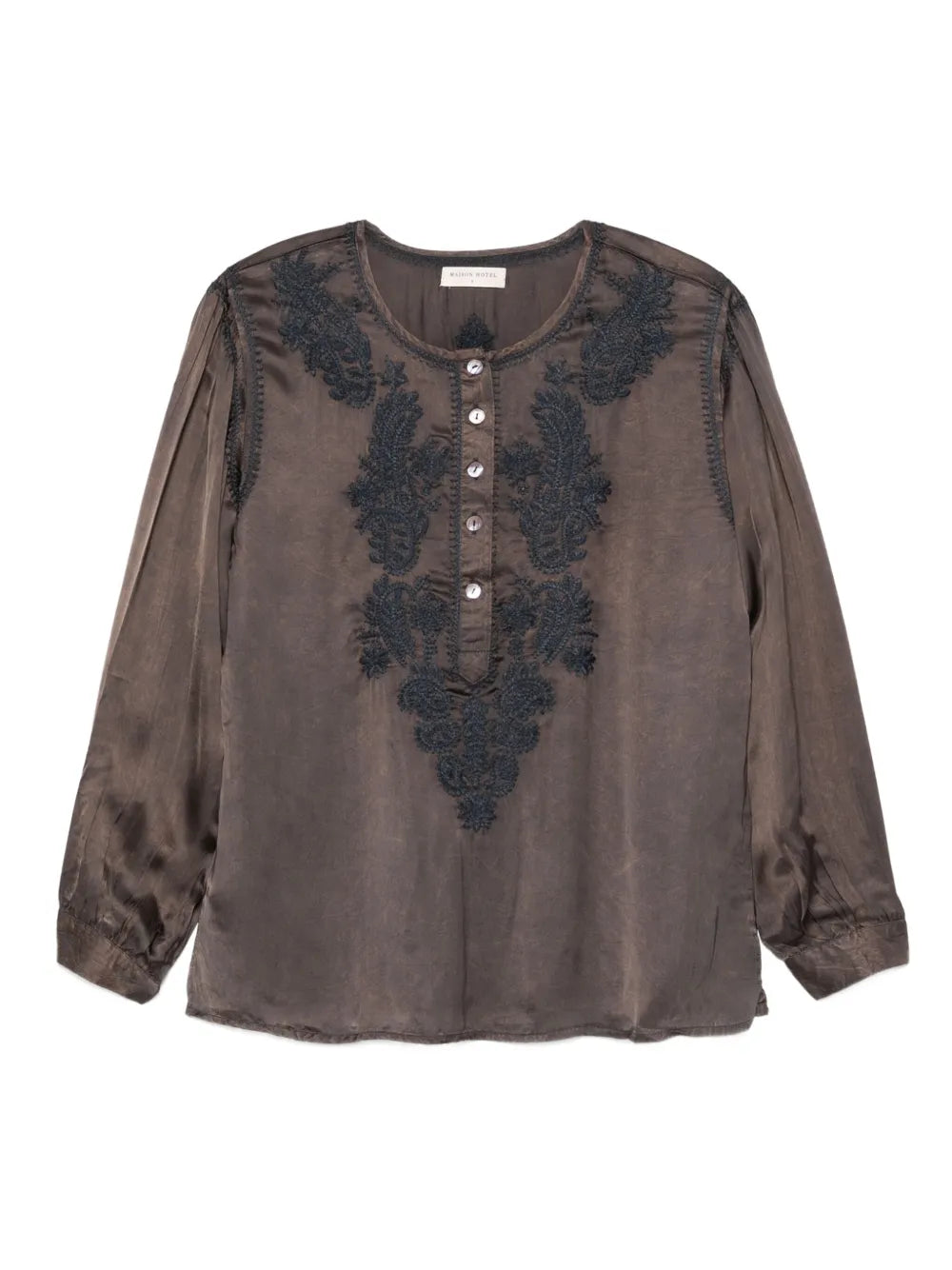 Maison Hotel Clotilde Blouse Mystic Green