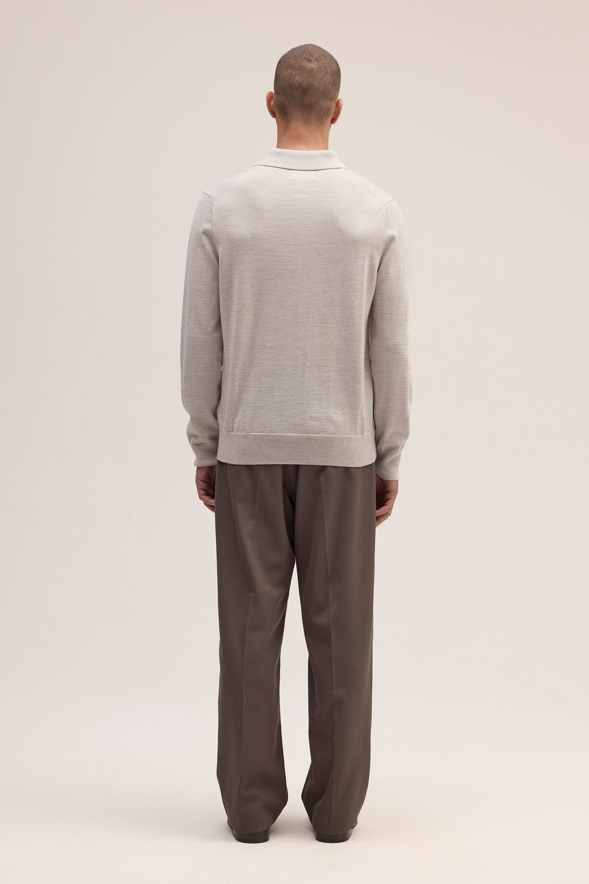 NN07 Emerson Polo White Pepper