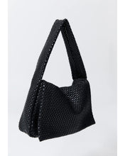 Load image into Gallery viewer, St Agni Lattice Everyday Satchel Black