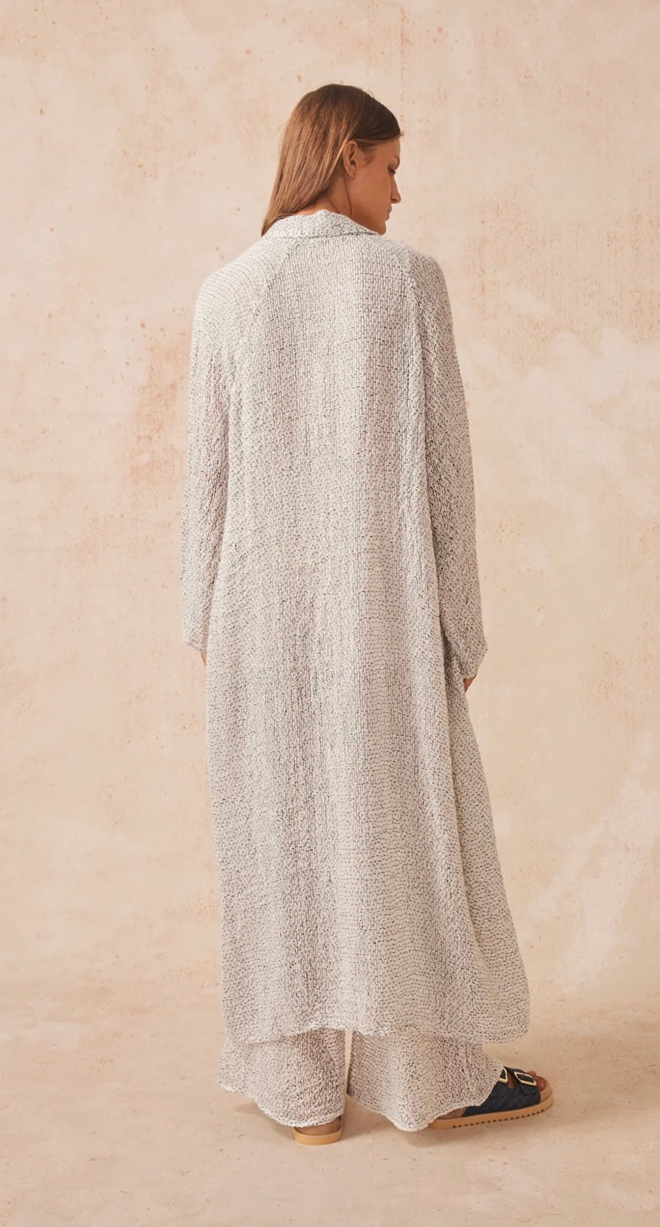 Estilo Emporio Raglan Duster Coat in Pescatore