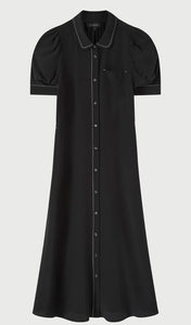 Lee Mathews Cassini Short Sleeve dress