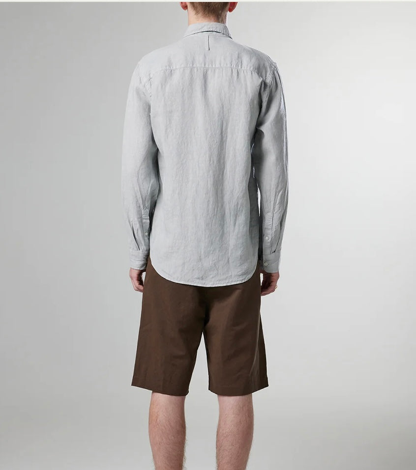 NN07 Arne Grey Long Sleeve Shirt