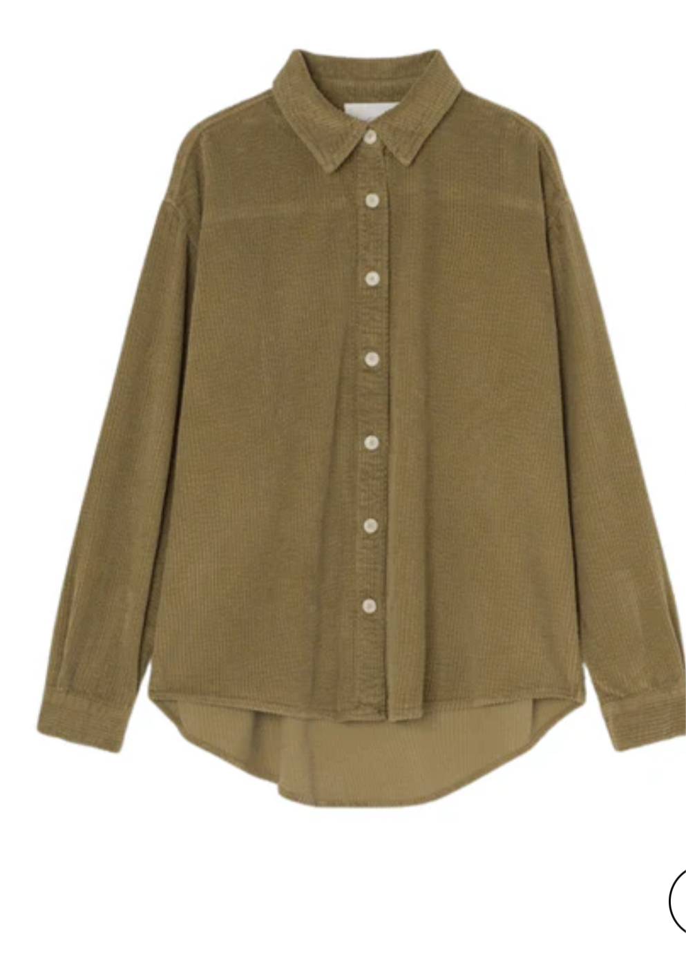 American Vintage Padow Corduroy Shirt in Peanut