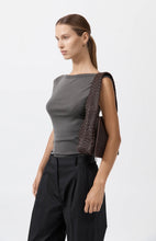 Load image into Gallery viewer, St Agni Lattice Satchel Coffee